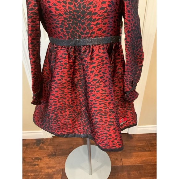 Undercover Jun Takahashi Red & Black Splatter Skater Dress, Size 2 NWT! - Picture 3 of 9
